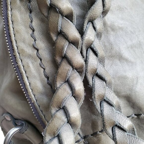 Lucky Brand Buttery Soft Leather Convertible Satchel Large Messenger Bag - Picture 8 of 16